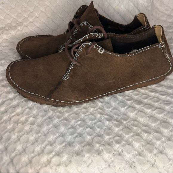 Clarks Originals Desert Trek Brown Suede Lace-Up Shoes Women’s 9M Crepe Sole - Picture 3 of 9